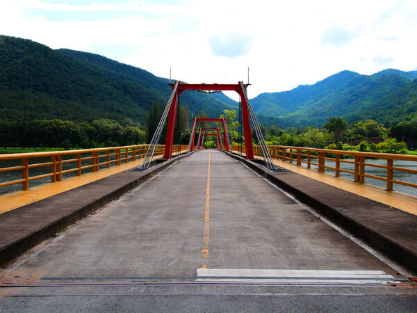 Orange Bridge Dam in Tak province, Thailand.