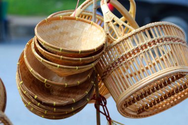 Bambu bambu sepet, Tayland, bilgelik yaptı.