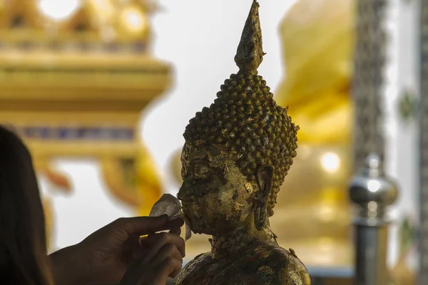 Image de statue de Bouddha doré en Thaïlande — Photo