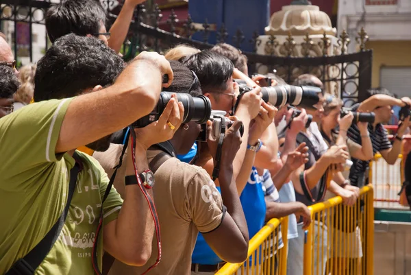 Fotografi all'evento Immagine Stock