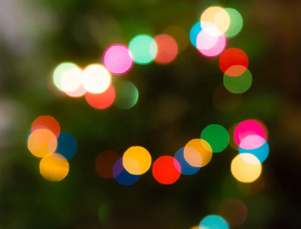 Beau Fond Arc Ciel Avec Bokeh Flou Joyeux Noël Confettis — Photo