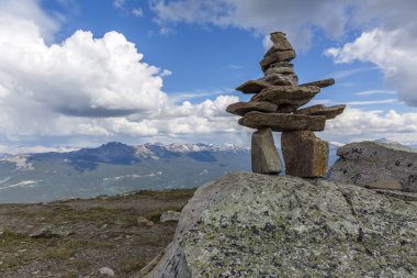 Inukshuk - Jasper National Park, Amerika Birleşik Devletleri
