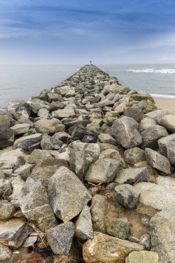 -California Pasifik Okyanusu'na uzanan rock kasık