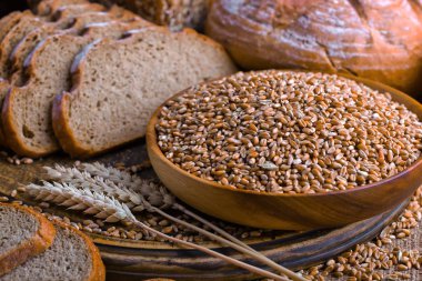 Buğday fasulye masada