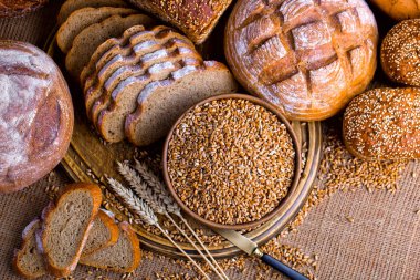 Buğday fasulye masada