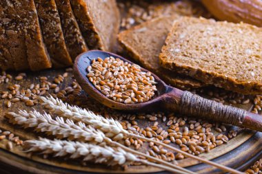 Buğday fasulye masada