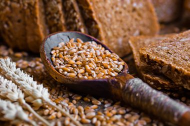 Buğday fasulye masada