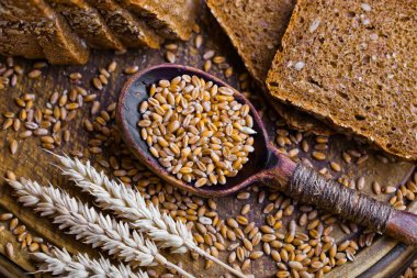 Buğday fasulye masada