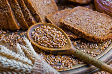 Buğday fasulye masada