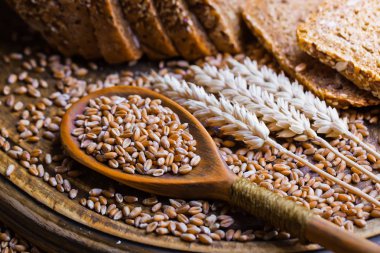 Buğday fasulye masada