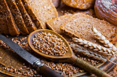 Buğday fasulye masada