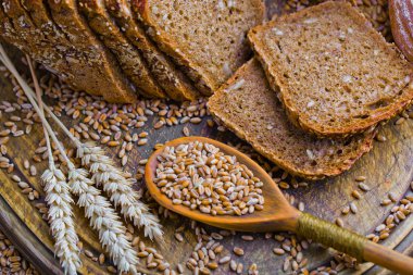 Buğday fasulye masada