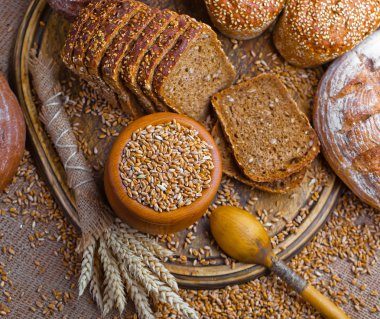 Buğday fasulye masada