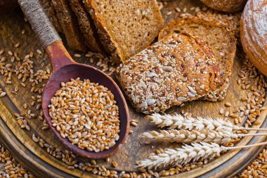 Buğday fasulye masada