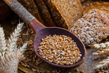 Buğday fasulye masada