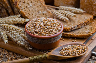 Buğday fasulye masada