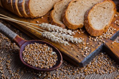 Buğday fasulye masada
