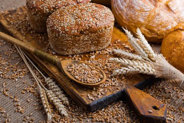 Buğday fasulye masada