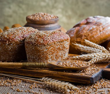Buğday fasulye masada