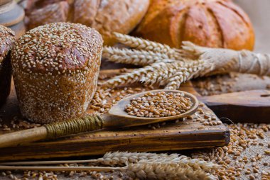 Buğday fasulye masada