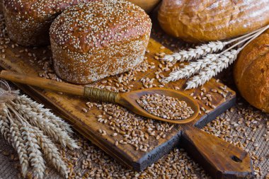 Buğday fasulye masada