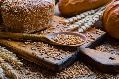Buğday fasulye masada