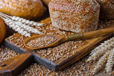 Buğday fasulye masada