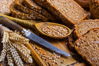 Buğday fasulye masada