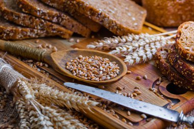 Buğday fasulye masada