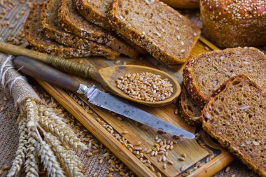 Buğday fasulye masada