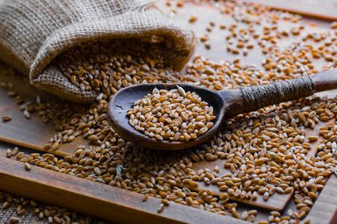 Buğday fasulye masada