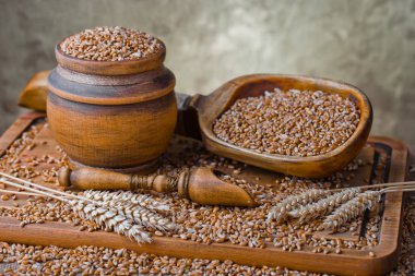 Buğday fasulye masada