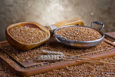 Buğday fasulye masada