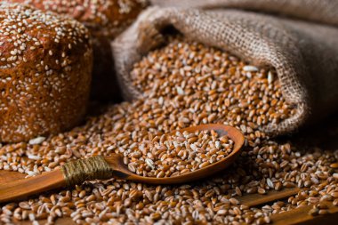 Buğday fasulye masada