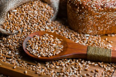 Buğday fasulye masada