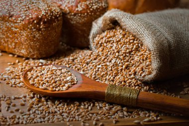 Buğday fasulye masada