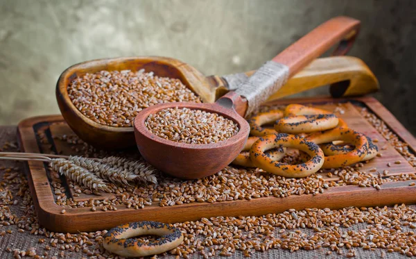 Buğday fasulye masada