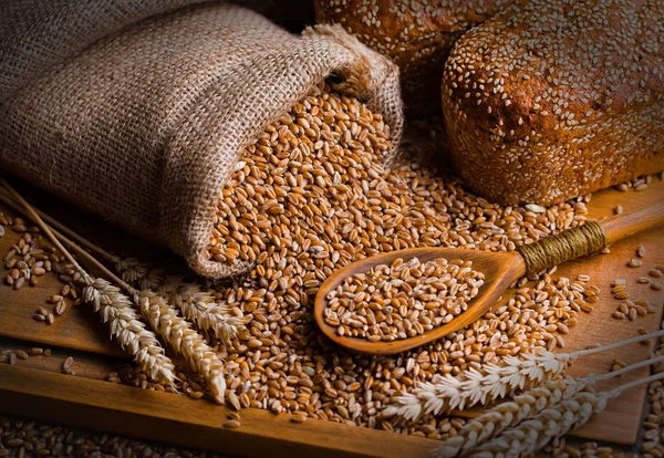 Buğday fasulye masada