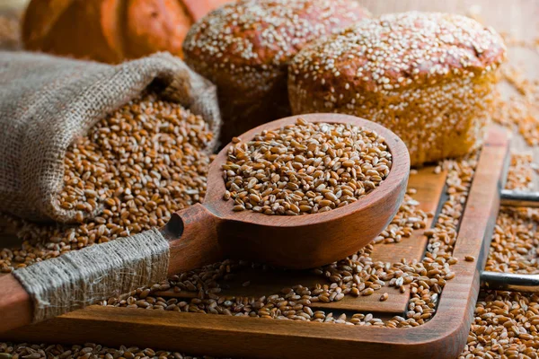 Buğday fasulye masada