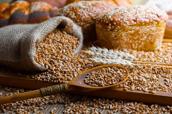 Buğday fasulye masada