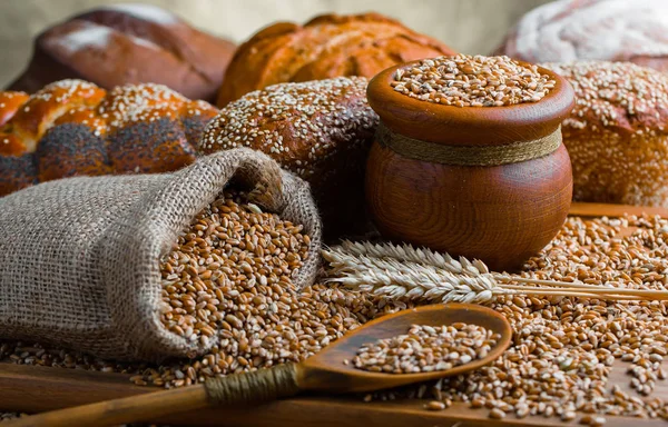 Buğday fasulye masada