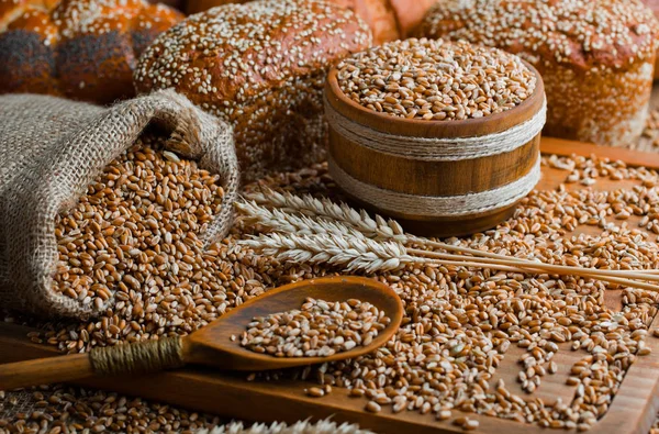 Buğday fasulye masada