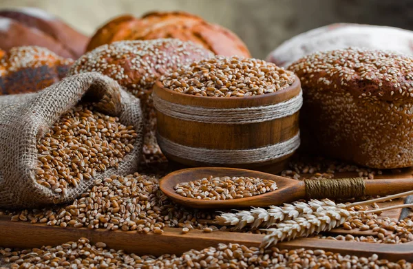 Buğday fasulye masada