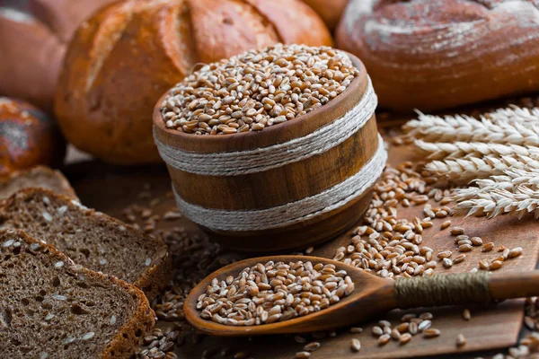 Buğday fasulye masada