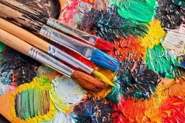 boya ve fırça çizimi için