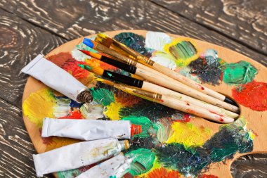 boya ve fırça çizimi için