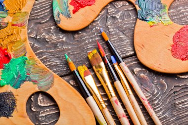 boya ve fırça çizimi için