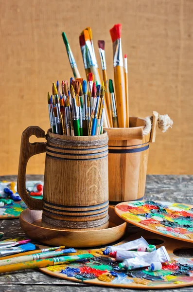 boya ve fırça çizimi için