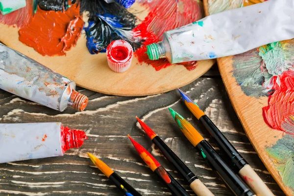 boya ve fırça çizimi için