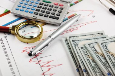 Masada ofiste iş nesneleri